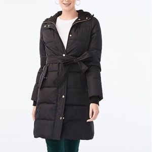 Jcrew Factory Black Puffer Jacket